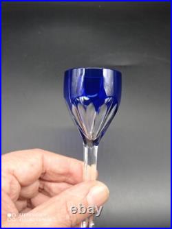 3 verres à liqueur digestif en Cristal de BACCARAT couleur mod GENOVA Signé