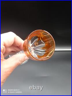 3 verres à liqueur digestif en Cristal de BACCARAT couleur mod GENOVA Signé