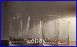 3 verres à thé en cristal de Baccarat Richelieu debut 20e siècle