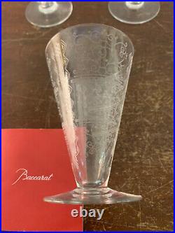 3 verres à vin blanc modèle Lido cristal de Baccarat (prix à la pièce)