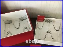 3 verres à vin modèle onde en cristal de Baccarat (prix à la pièce)