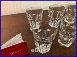 3 verres à whisky modèle Harcourt cristal Baccarat h 10 cm (prix à la pièce)