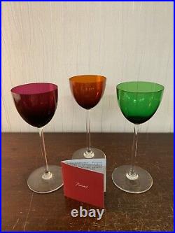 3 verres modèle Perfection en cristal de Baccarat (prix à la pièce)