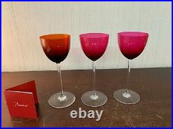 3 verres modèle Perfection en cristal de Baccarat (prix des 3)