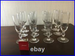 41 flûtes à champagne modèle Renaissance en cristal de Baccarat /prix à la pièce