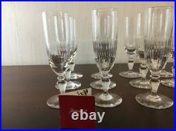41 flûtes à champagne modèle Renaissance en cristal de Baccarat /prix à la pièce