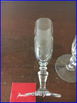 41 flûtes à champagne modèle Renaissance en cristal de Baccarat /prix à la pièce