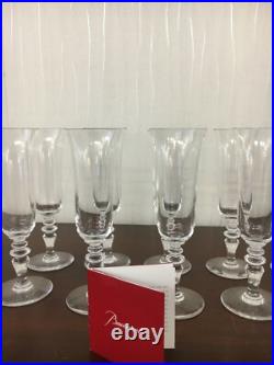 42 flûtes à champagne modèle Vence en cristal de Baccarat (prix à la pièce)
