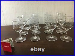 43 verres à eau modèle Sevigné cristal Baccarat h 15 cm (prix à la pièce)