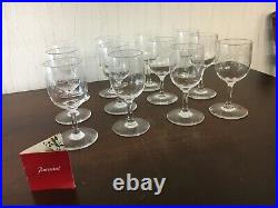 43 verres à eau modèle Sevigné cristal Baccarat h 15 cm (prix à la pièce)