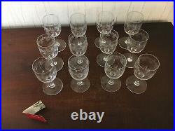 43 verres à eau modèle Sevigné cristal Baccarat h 15 cm (prix à la pièce)