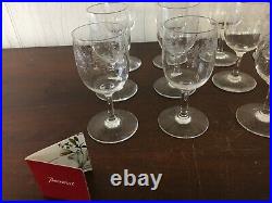 43 verres à eau modèle Sevigné cristal Baccarat h 15 cm (prix à la pièce)