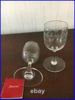 43 verres à eau modèle Sevigné cristal Baccarat h 15 cm (prix à la pièce)
