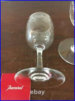 43 verres à eau modèle Sevigné cristal Baccarat h 15 cm (prix à la pièce)