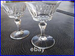 4 Coupes A Champagne Cristal Baccarat Modèle PICCADILY H13cm