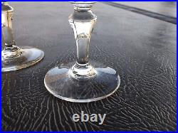 4 Coupes A Champagne Cristal Baccarat Modèle PICCADILY H13cm