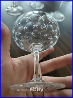 4 Coupes A Champagne En Cristal Taillé Baccarat Ou Saint Louis (J5)