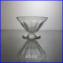 4 Coupes à champagne en cristal de Baccarat Modèle Rex