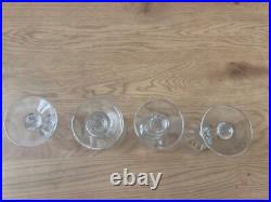 4 Flûte Verres Cristal De Baccarat