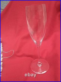 4 Flutes a champagne cristal signé Baccarat modèle St Remy