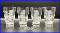 4 Gobelets Cristal De Baccarat Dionysos Dentelle Reda Amalou Solstiss