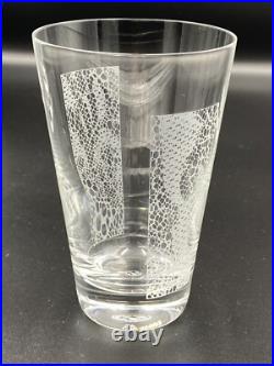 4 Gobelets Cristal De Baccarat Dionysos Dentelle Reda Amalou Solstiss