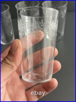 4 Gobelets En Cristal Baccarat Modèle SEVIGNE