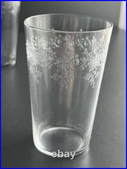 4 Gobelets En Cristal Baccarat Modèle SEVIGNE