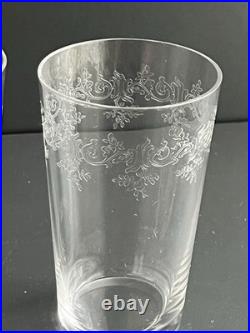 4 Gobelets En Cristal Baccarat Modèle SEVIGNE