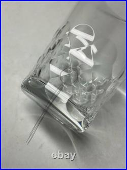 4 Verres À Thé En Cristal Taillé, Signé Baccarat