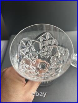 4 Verres À Vin Rouge En Cristal Baccarat Modelé Juigne