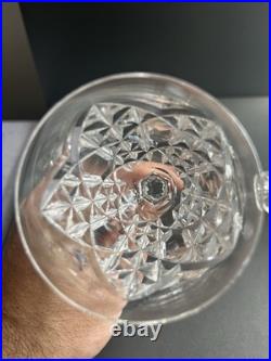 4 Verres À Vin Rouge En Cristal Baccarat Modelé Juigne