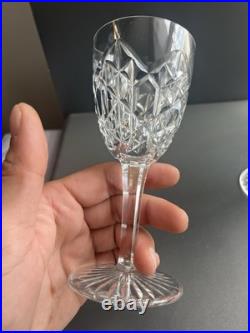 4 Verres À Vin Rouge En Cristal Baccarat Modelé Juigne