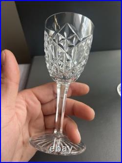 4 Verres À Vin Rouge En Cristal Baccarat Modelé Juigne