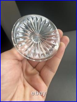 4 Verres À Vin Rouge En Cristal Baccarat Modelé Juigne