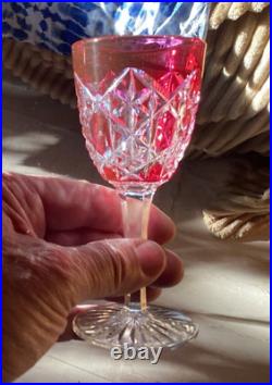 4 Verres En Cristal Baccarat Service Juigne