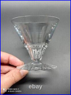4 Verres à cocktail Coupes à Champagne en cristal de BACCARAT signés