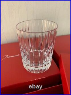 4 coffrets de 2 verres whisky modèle Harmonie cristal Baccarat (prix du coffret)