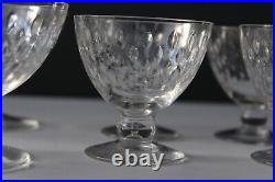 4 coupes 4 petits en cristal de baccarat modèle Paris signés