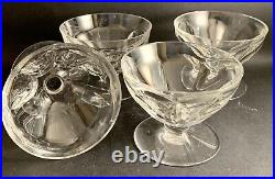 4 coupes a champagne En Cristal De Baccarat Harcourt Talleyrand