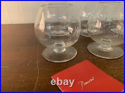 4 verres à cognac Lady Gentleman en cristal de Baccarat (prix à la pièce)