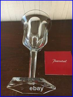 4 verres à eau GM Malmaison en cristal de Baccarat h 20.5 cm(prix à la pièce)