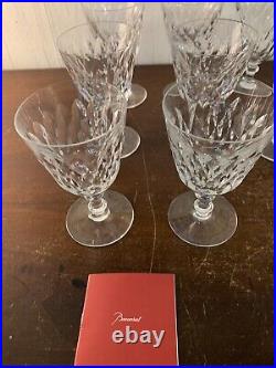 4 verres à eau modèle Armagnac en cristal de Baccarat (prix à la pièce)