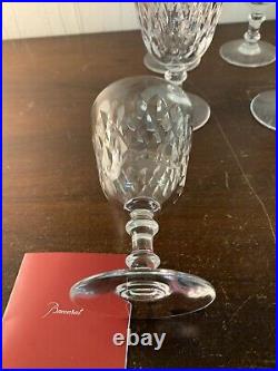 4 verres à eau modèle Armagnac en cristal de Baccarat (prix à la pièce)