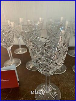 4 verres à eau modèle Lagny cristal de Baccarat (prix à la pièce)