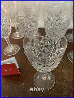 4 verres à eau modèle Lagny cristal de Baccarat (prix à la pièce)