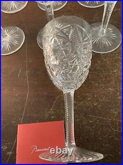 4 verres à eau modèle Lagny cristal de Baccarat (prix à la pièce)