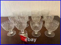 4 verres à eau modèle Rohan en cristal de Baccarat h 11 cm (prix à la pièce)