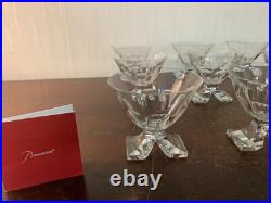 4 verres à eau modèle Saint Hubert cristal Baccarat (prix à la pièce)