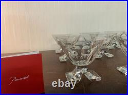 4 verres à eau modèle Saint Hubert cristal Baccarat (prix à la pièce)